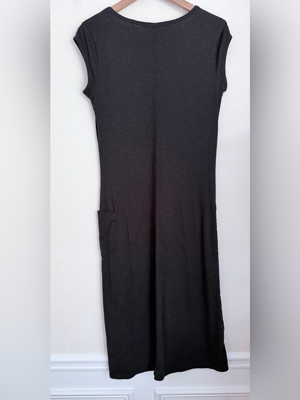 Toad&co maxi dress black organic cotton granola M - Picture 2 of 6